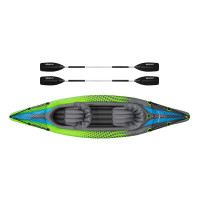 Inflatable Kayak Tandem - for 2 persons - Green Color - SF-IYA115-GR - Seaflo